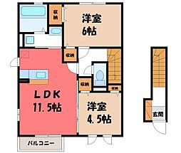 アスター A 2階
