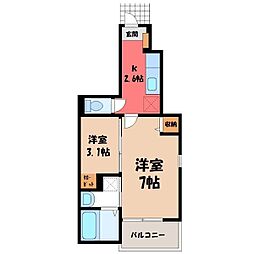 東武伊勢崎線 新伊勢崎駅 徒歩17分