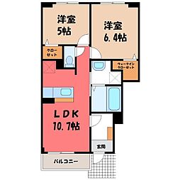 カレント レジデンス 下増田 I 1階/-