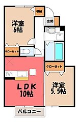 物件の間取り