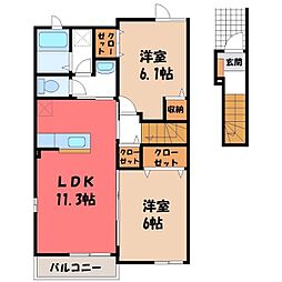バレンタイン D 2階/-