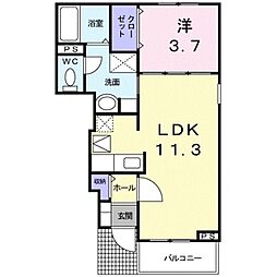 ミストラル A 1階/-