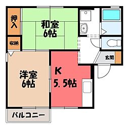 サンベリー B 2階/-