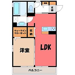 ハレアカラ 1LDKの間取図画像