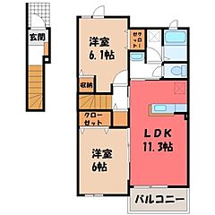 物件の間取り