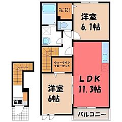 物件の間取り