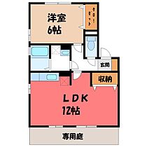 ステイブルB  ｜ 群馬県太田市新田村田町（賃貸アパート1LDK・1階・44.18㎡） その2