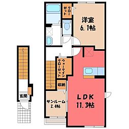 アルバ本庄A 2階/-