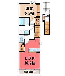 ショウアルバータNeo 1LDKの間取図画像