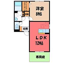 グランメール  ｜ 群馬県太田市鳥山下町（賃貸アパート1LDK・1階・48.63㎡） その2