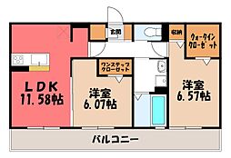 クレアシオン城北 2階