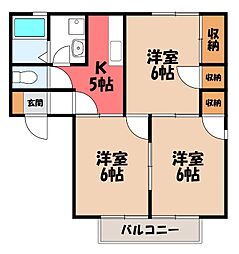 マーベラス 3Kの間取図画像