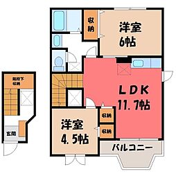 メイプルタウン A 2階