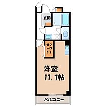 群馬県前橋市天川大島町（賃貸マンション1R・3階・30.44㎡） その2