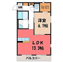 群馬県前橋市南町4丁目（賃貸アパート1LDK・1階・47.80㎡） その1