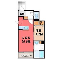 群馬県伊勢崎市富塚町（賃貸アパート1LDK・1階・33.49㎡） その2