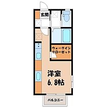 群馬県伊勢崎市山王町（賃貸アパート1R・1階・28.21㎡） その2