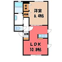 群馬県佐波郡玉村町大字角渕（賃貸アパート1LDK・1階・41.32㎡） その2