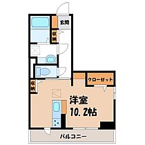 群馬県前橋市文京町1丁目（賃貸アパート1R・3階・30.36㎡） その2