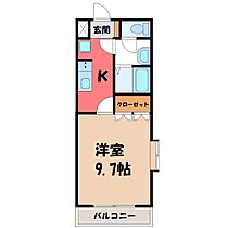 群馬県伊勢崎市韮塚町（賃貸アパート1K・2階・29.75㎡） その2