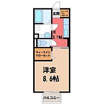 群馬県前橋市上大島町（賃貸アパート1K・2階・30.01㎡） その2