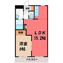 群馬県前橋市箱田町（賃貸アパート1LDK・2階・45.00㎡） その2