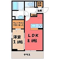 群馬県前橋市南町3丁目（賃貸アパート1LDK・1階・33.70㎡） その1