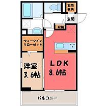 群馬県前橋市南町3丁目（賃貸アパート1LDK・3階・33.70㎡） その1