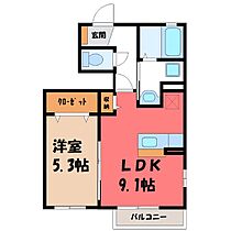 群馬県前橋市上大島町（賃貸アパート1LDK・1階・37.35㎡） その2