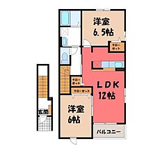 茨城県古河市諸川（賃貸アパート2LDK・2階・58.86㎡） その2