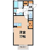 群馬県伊勢崎市堀口町（賃貸アパート1R・2階・30.03㎡） その2