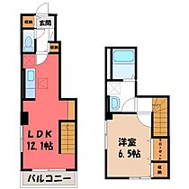 群馬県伊勢崎市宮子町（賃貸アパート1LDK・1階・51.34㎡） その2