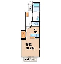 茨城県古河市長谷町（賃貸アパート1K・1階・32.90㎡） その2