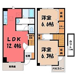 🉐敷金礼金0円！🉐東武伊勢崎線 剛志駅 徒歩56分