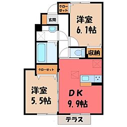 東武伊勢崎線 新伊勢崎駅 徒歩19分