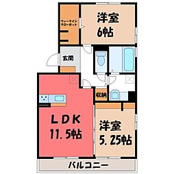 東武伊勢崎線 新伊勢崎駅 徒歩16分