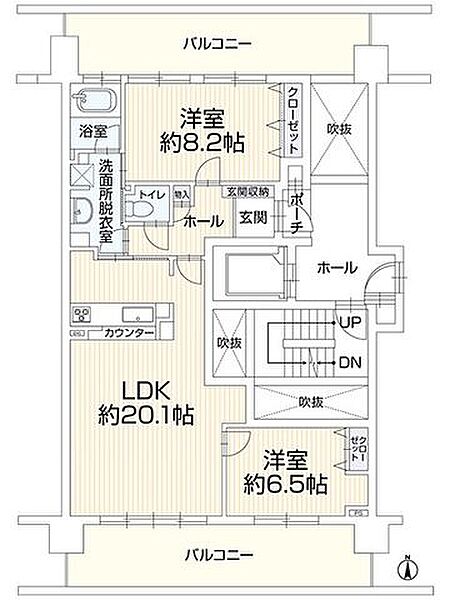 間取りを拡大表示