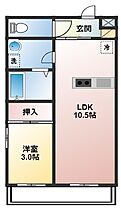 BOSSV  ｜ 千葉県習志野市藤崎2丁目7-22（賃貸マンション1LDK・3階・33.39㎡） その2