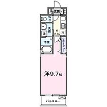 千葉県船橋市滝台2丁目（賃貸アパート1K・3階・28.87㎡） その2