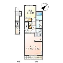 千葉県習志野市本大久保1丁目（賃貸アパート1LDK・2階・42.89㎡） その2