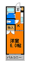 サンコーポ広瀬  ｜ 千葉県習志野市鷺沼1丁目（賃貸アパート1K・2階・20.28㎡） その2