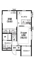 リブリ・Salvador  ｜ 千葉県習志野市大久保1丁目（賃貸アパート1LDK・1階・38.23㎡） その2