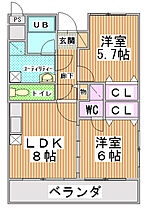 サンヒルズ秀栄 102 ｜ 千葉県千葉市花見川区さつきが丘1丁目（賃貸マンション2LDK・1階・51.46㎡） その2