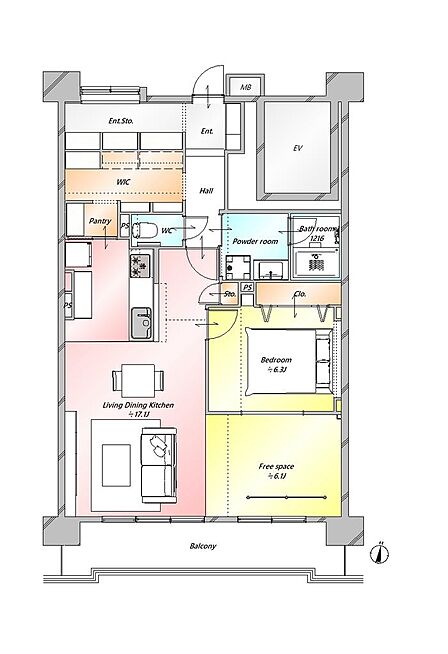 【間取り図】