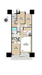 カルティア刈谷松坂 3LDKの間取図画像