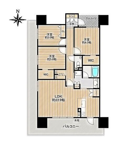 間取りを拡大表示