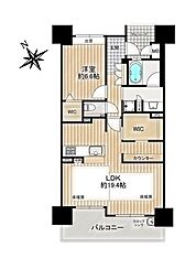 エルグランデ笠寺駅前 1LDKの間取図画像