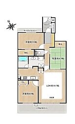 間取図画像 3LDK