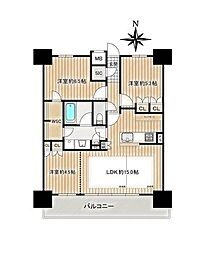 間取図画像 3LDK