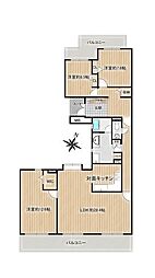 間取図画像 3LDK